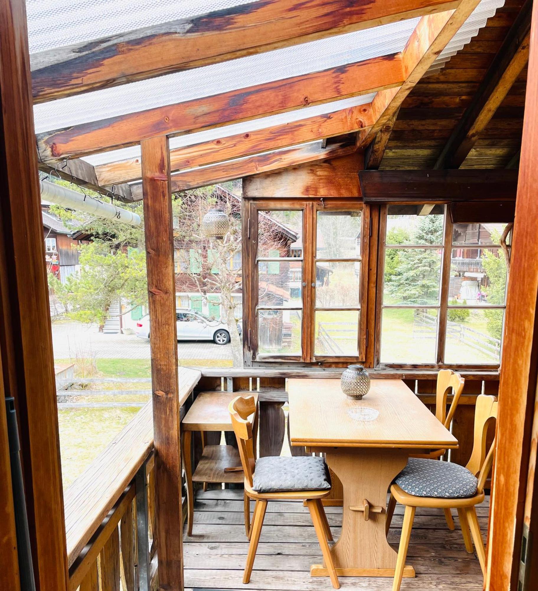Lovely & Great Equipped Wooden Alp Chalet Flat Kandersteg Kültér fotó