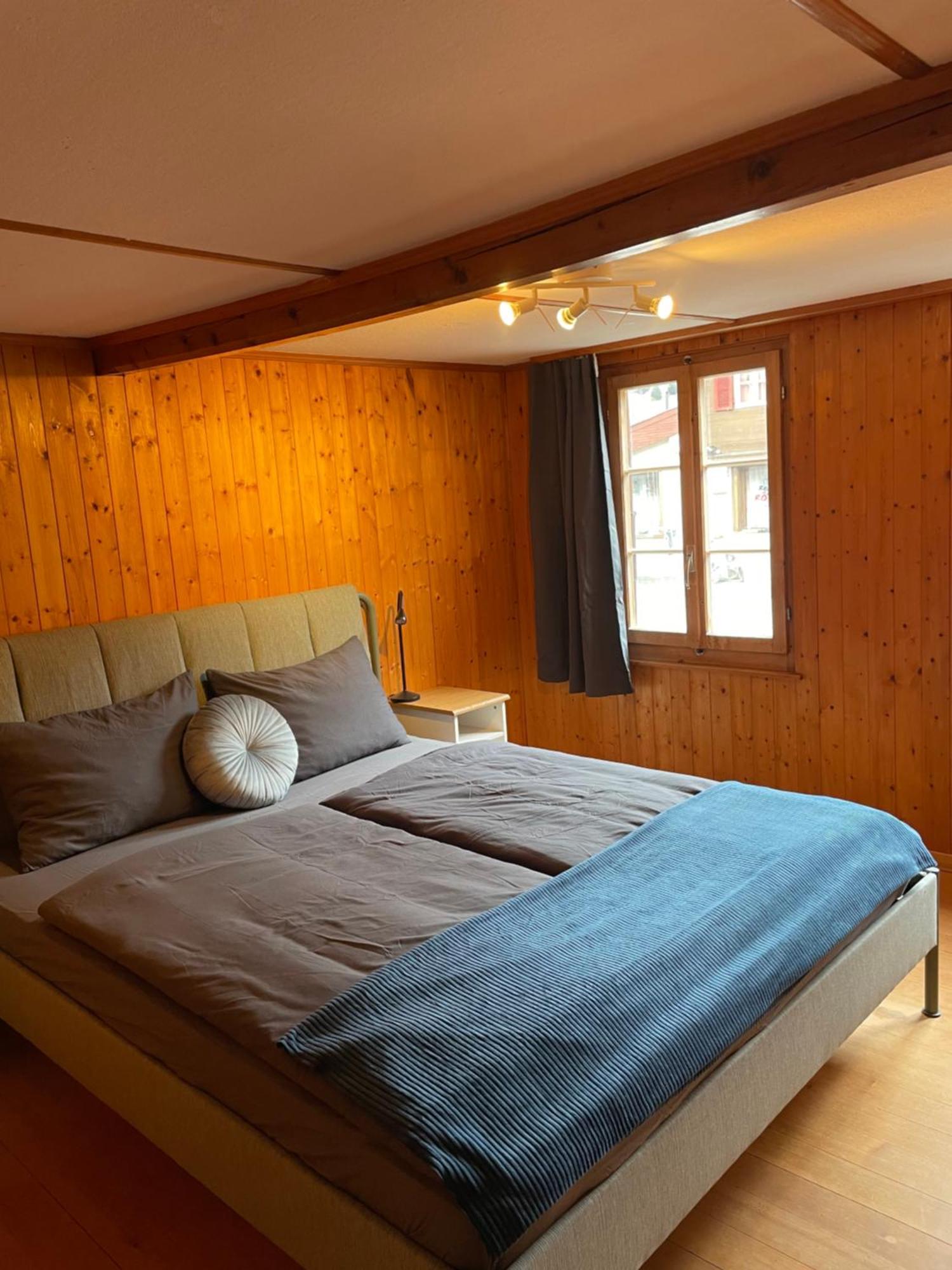 Lovely & Great Equipped Wooden Alp Chalet Flat Kandersteg Kültér fotó