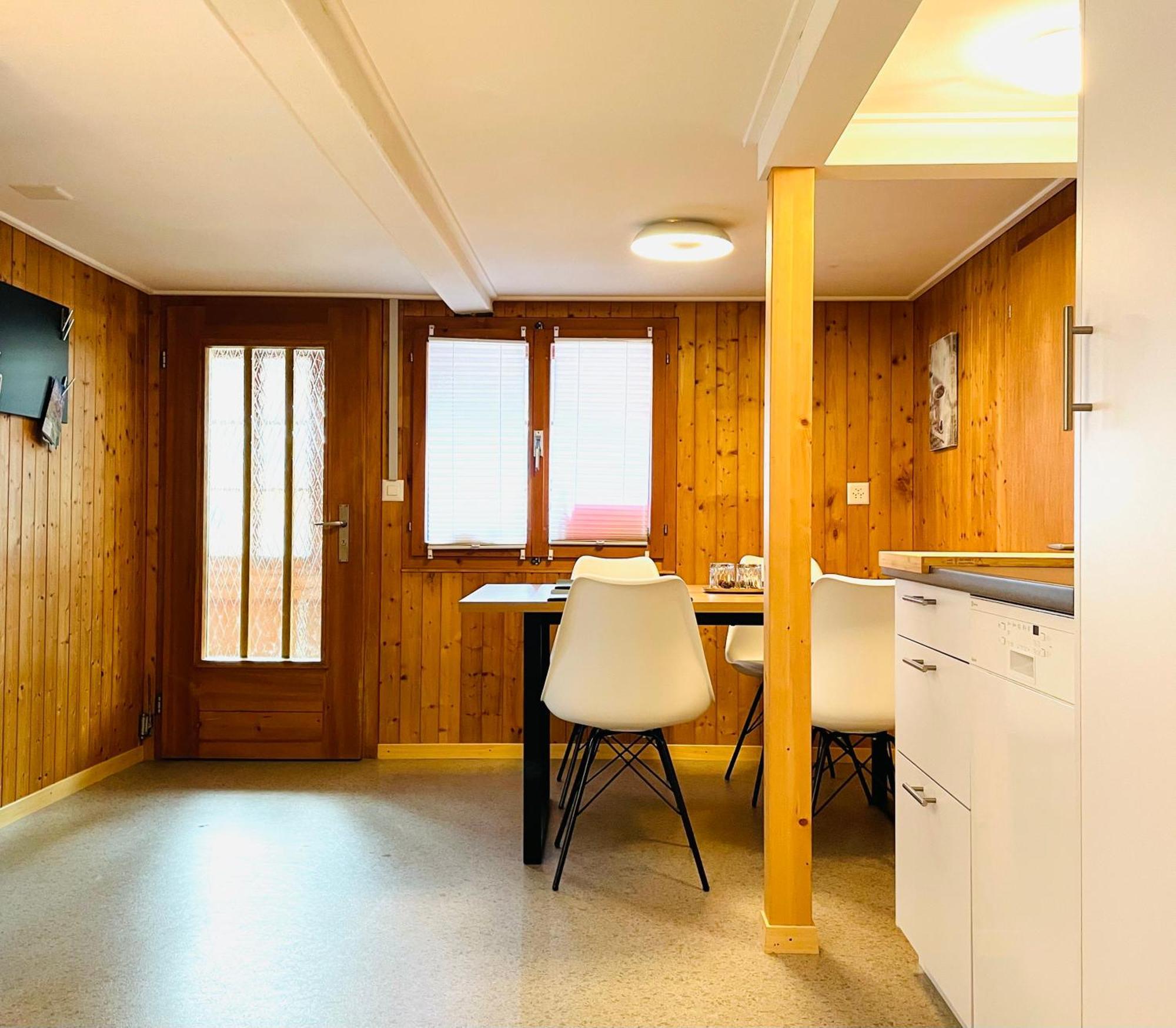 Lovely & Great Equipped Wooden Alp Chalet Flat Kandersteg Kültér fotó
